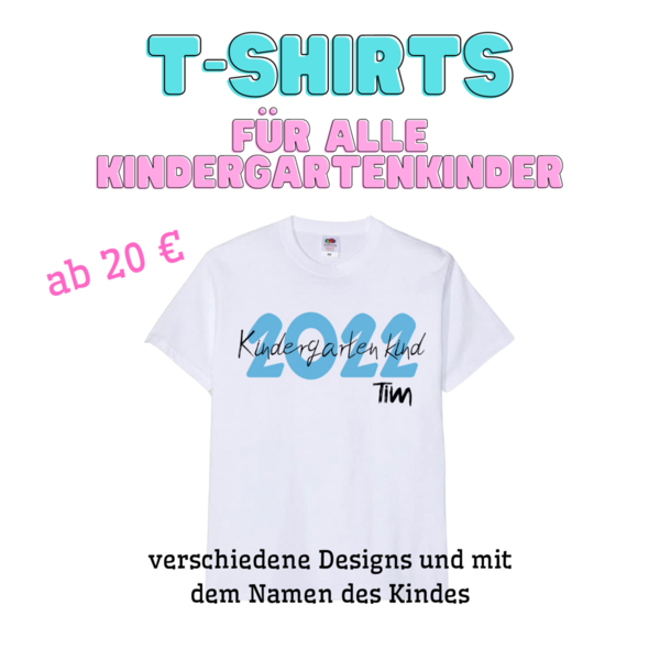 T-Shirts für Kindergartenkinder